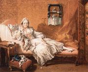 Francois Boucher Portrait of the artist's wife Marie-Jeanne Buseau oil